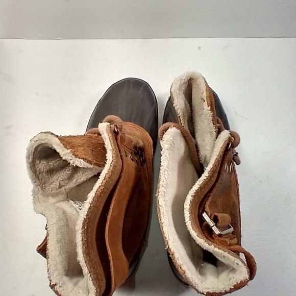 Sorel Winter Fancy Lace II Leather Waterproof Snow Boots Women's sz 7. - Picture 7 of 10